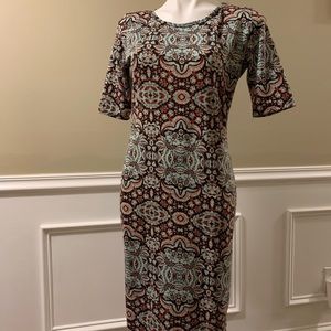 Mint multicolored pattern lularoe Julia